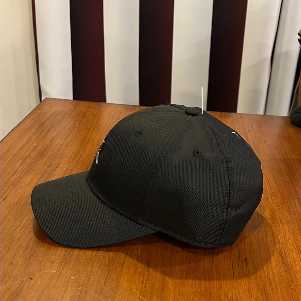 Nike Air Jordan Nylon Hat Cap black new One Size Adult Strap Back